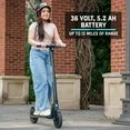 GOTRAX Rival Adult Electric Scooter, 8.5" Pneumatic Tire, Max 12 mile Range and 15.5Mph Speed, 250W Foldable Escooter for Adult, Black